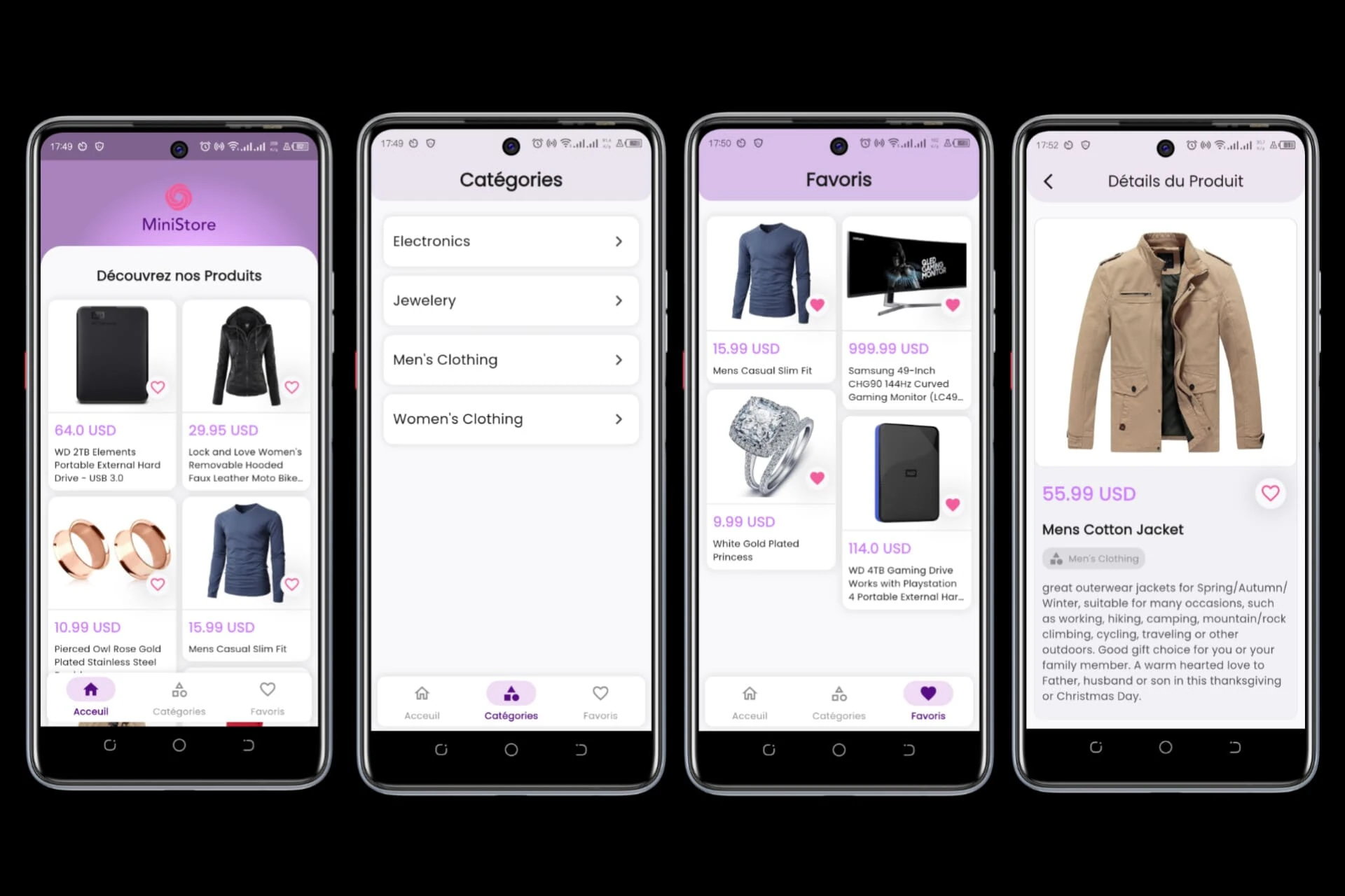 Image montrant le projet MiniStore